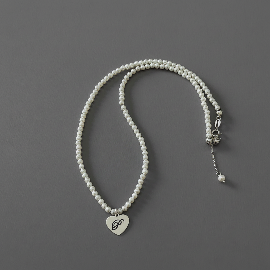 Collar premium con colgante P