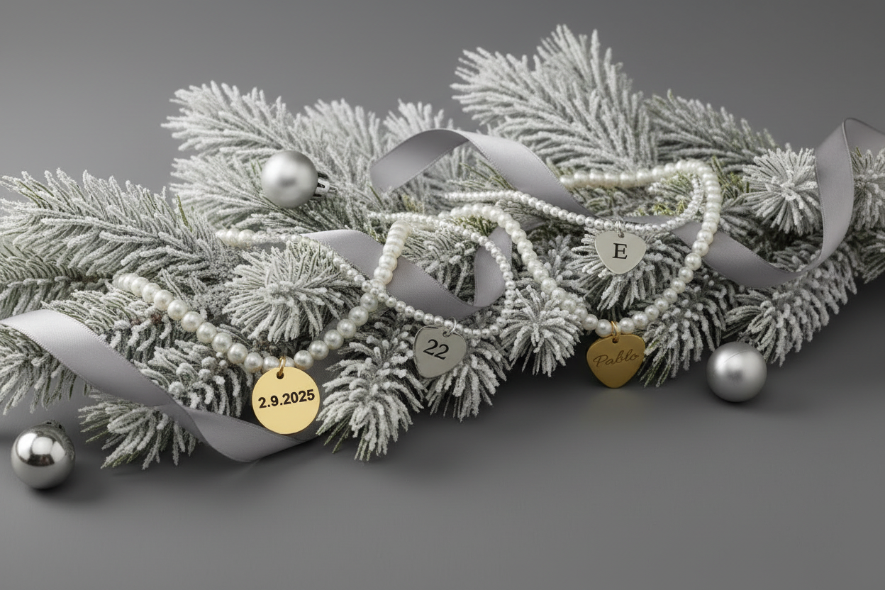 Collares de perlas Loestt - Navidad